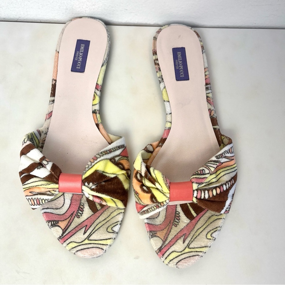 Sz. 7.5 Emilio Pucci Terry Shoes
